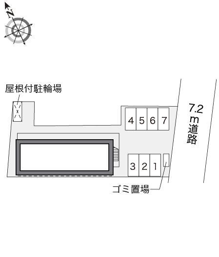 クレインパインⅡ(22863)の駐車配置図