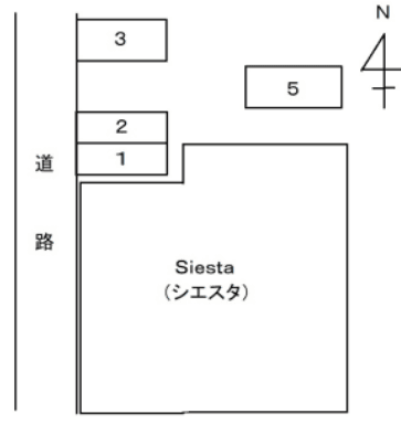 Ｓｉｅｓｔａの駐車配置図