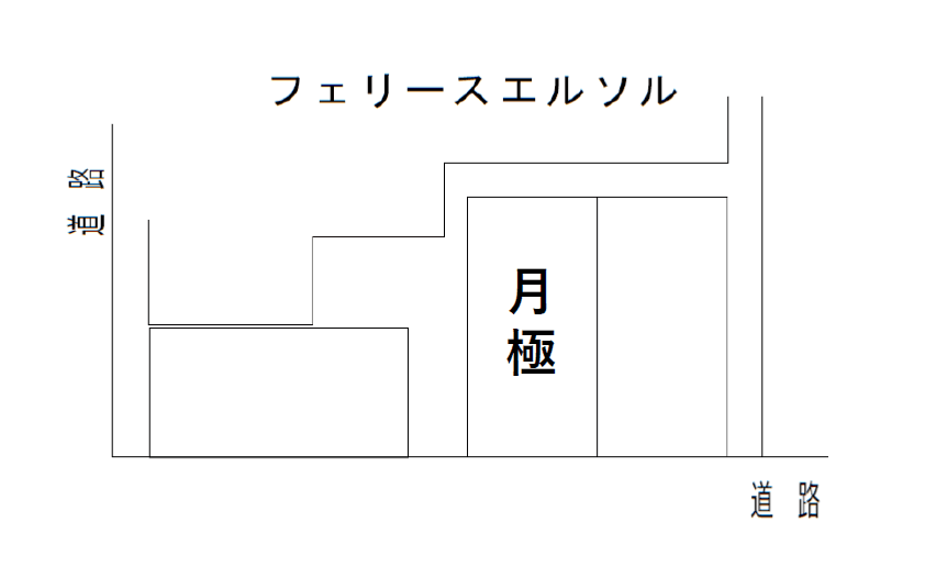 フェリースエルソル月極駐車場の駐車配置図