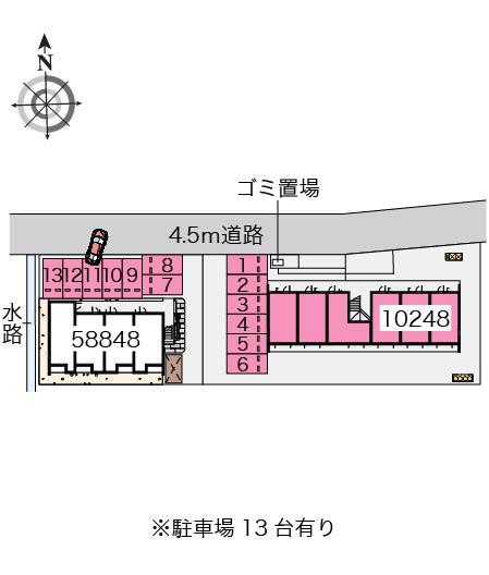 ストリーム(10248)の駐車配置図
