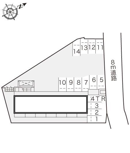 サクセス(11170)の駐車配置図
