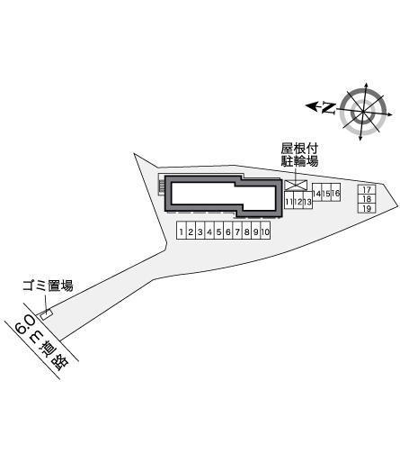 浦田(25245)の駐車配置図
