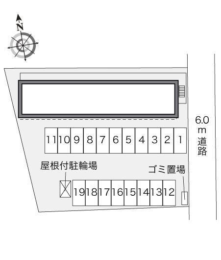 ＲＥＤ　Ⅱ(28947)の駐車配置図