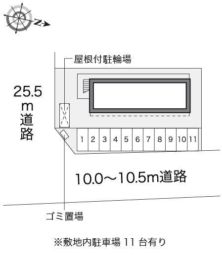 サンメッセ(14123)の駐車配置図