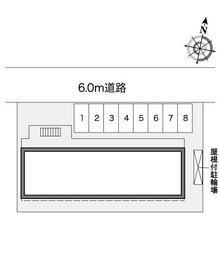シャンブル参番館(38134)の駐車配置図