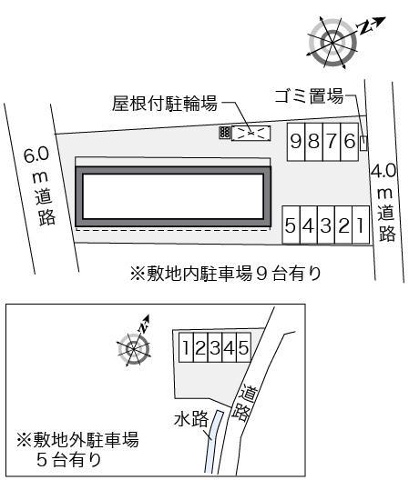 ノーブルイン下徳丸(35405)の駐車配置図