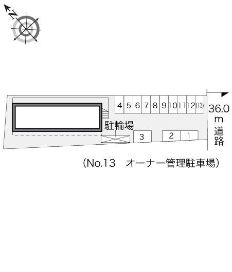 グリーンコート(24012)の駐車配置図