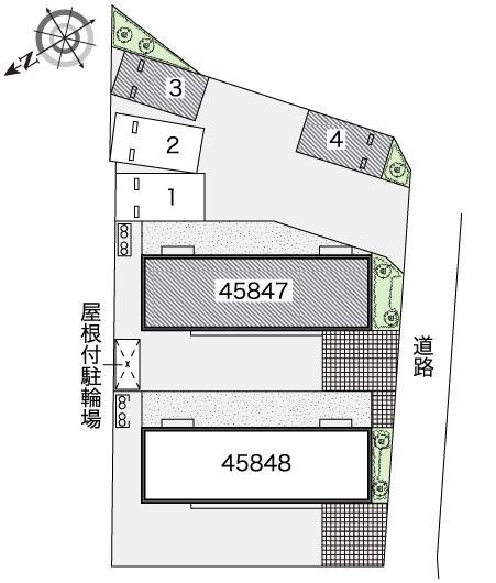 グレンジ藤塚Ⅰ(45847)の駐車配置図