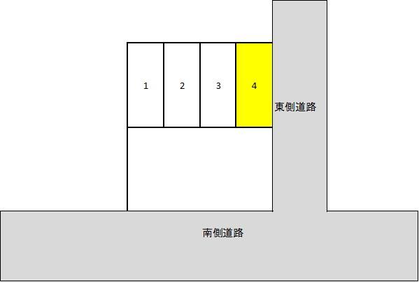 JINSEIパーキング10の駐車配置図