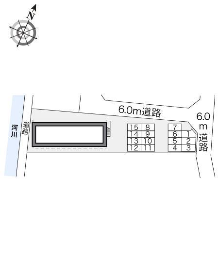 エクセラン青葉(21812)の駐車配置図