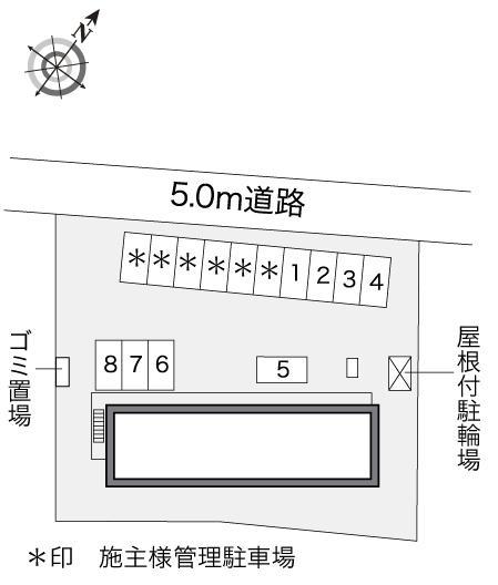南小樽(31056)の駐車配置図