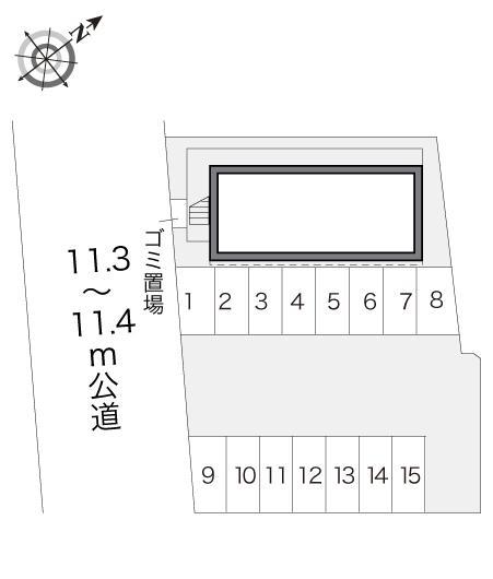 アルカディア(17184)の駐車配置図