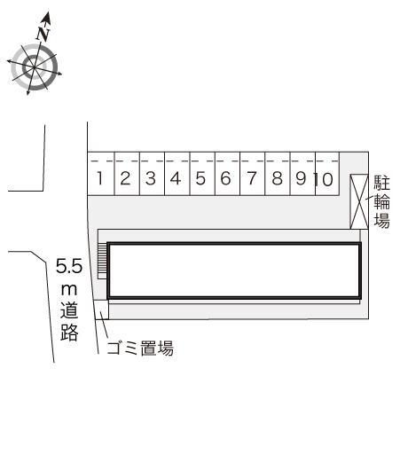 カナート(24062)の駐車配置図
