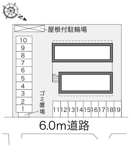 Ｎｉｍｏ(24661)の駐車配置図