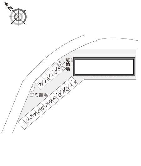 ＧｒａｃｉａｓⅡ(24775)の駐車配置図