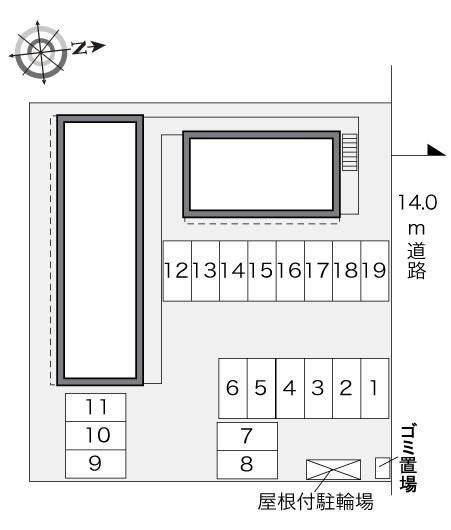 才賀(31517)の駐車配置図
