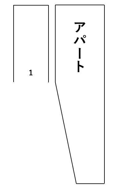関守町駐車場の駐車配置図