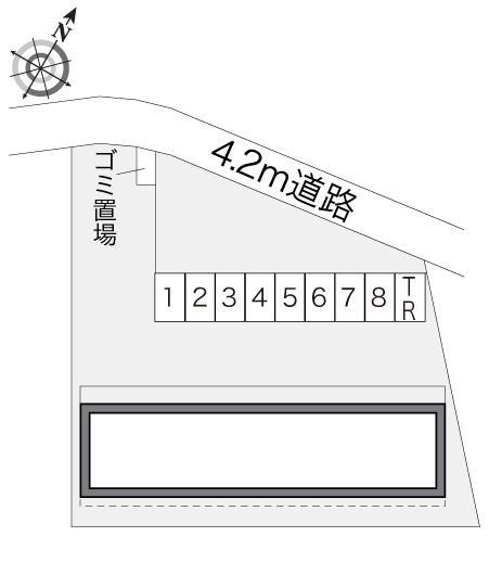 神山(13021)の駐車配置図