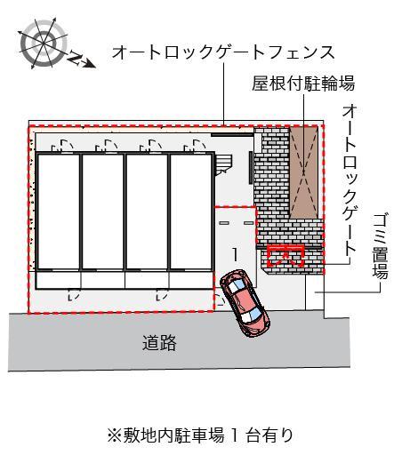 ウィステリアⅢ(36143)の駐車配置図