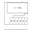 CD082 カ－サ楓駐車場の駐車場