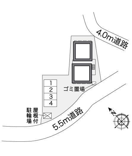 フォーチュンヒル(27055)の駐車配置図