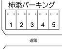 柿添パーキングの駐車場