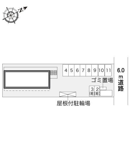 メゾン吉祥院(32679)の駐車配置図