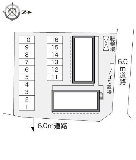 エスベランス(23952)の駐車配置図