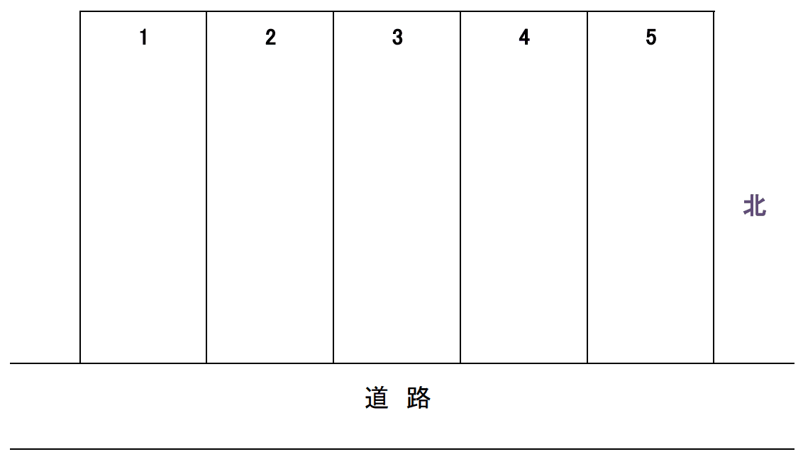 51.二和東１丁目駐車場の駐車配置図
