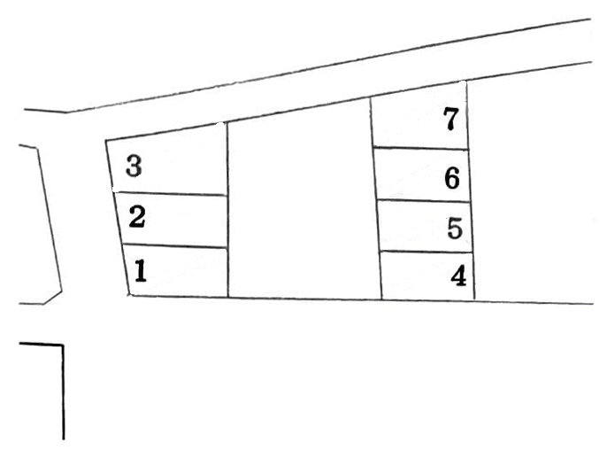 スマイルパークエイトの駐車配置図