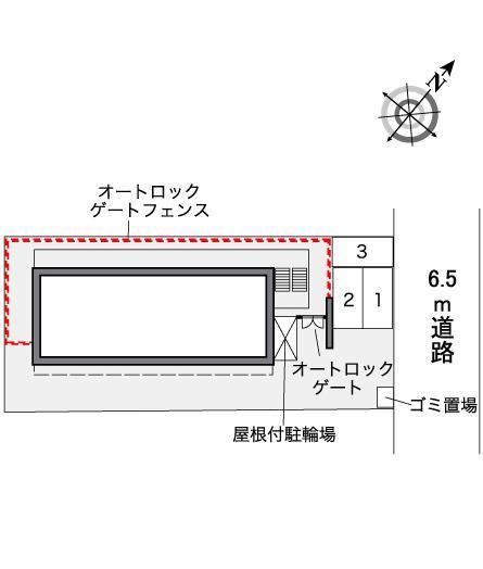 ＳｅａＳｉｄｅ須磨(38183)の駐車配置図