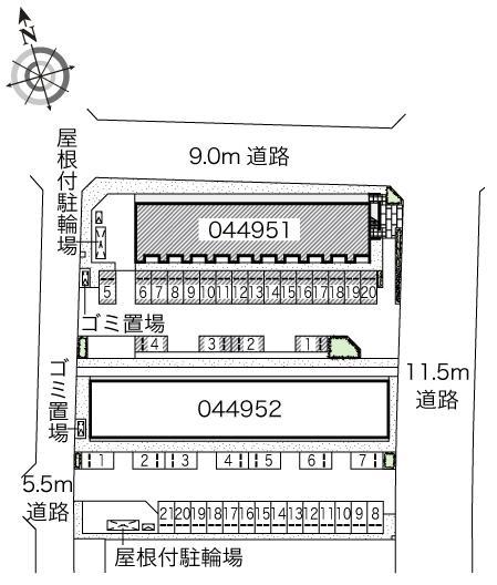 ヴィクトワールⅡ(44951)の駐車配置図
