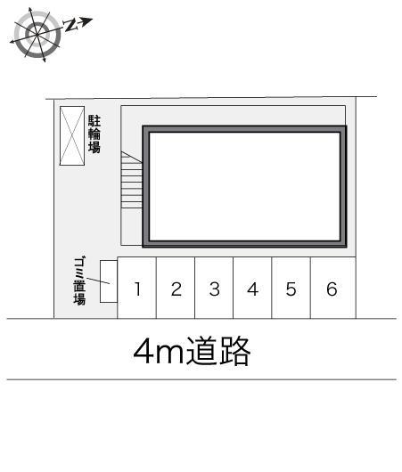 優優(13337)の駐車配置図