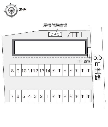 ＭＡＳＵＤＡ(24299)の駐車配置図