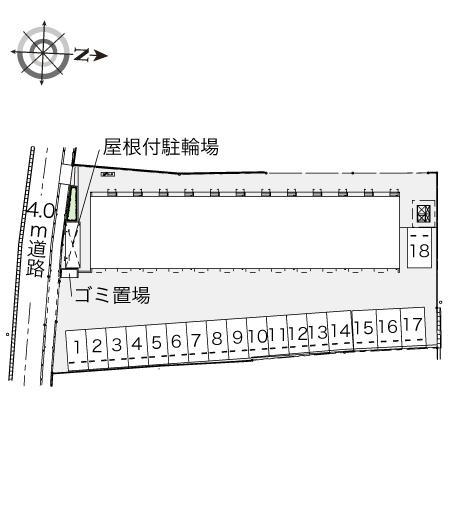 アダージョ(41772)の駐車配置図