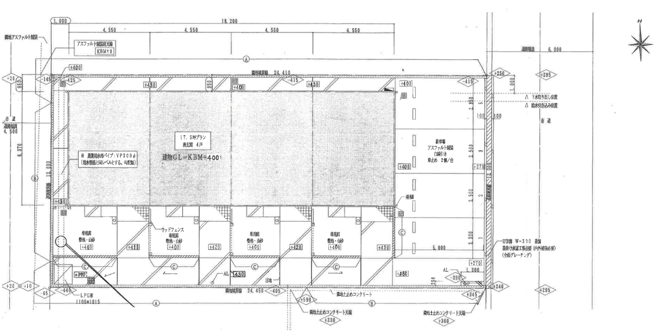 ＧＲＡＣＩＡの駐車配置図