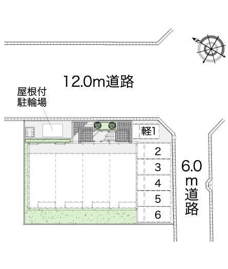 サラームサザン(42951)の駐車配置図