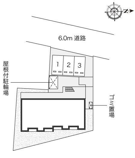 栄(54078)の駐車配置図