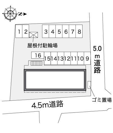 ＬＯＴＵＳ　ＢＡＳＥ(38424)の駐車配置図