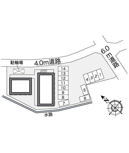 グランカーサ(25990)の駐車配置図