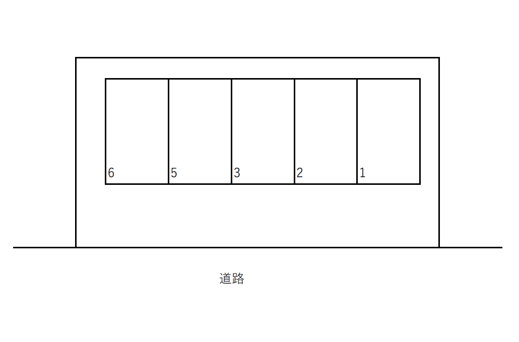 HAYAMA　seaside PKの駐車配置図