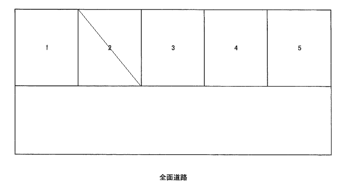 貴船町駐車場の駐車配置図