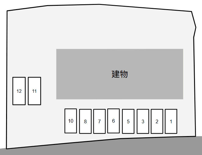 Hikari Heightsの駐車配置図