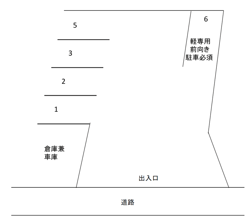 000200の駐車配置図