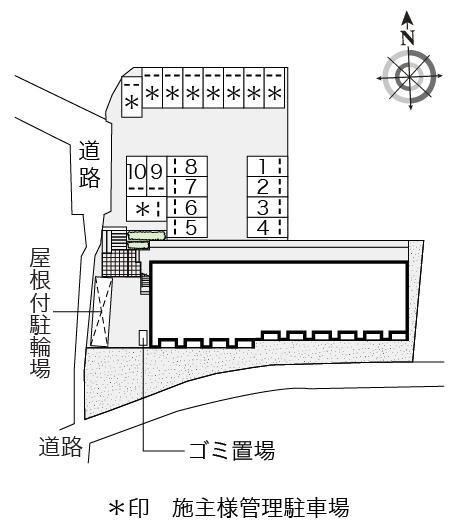 碧(54621)の駐車配置図