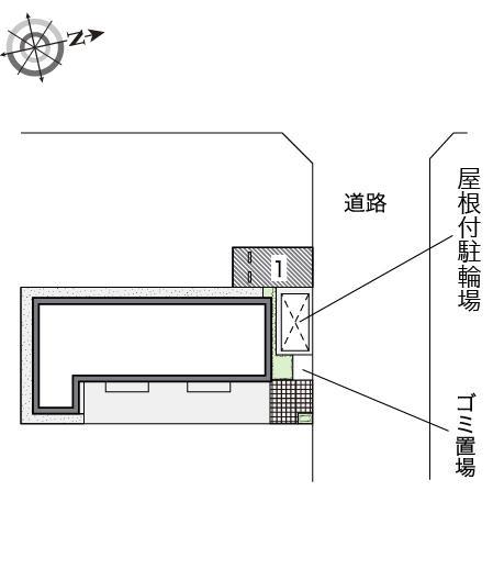 向島(47366)の駐車配置図
