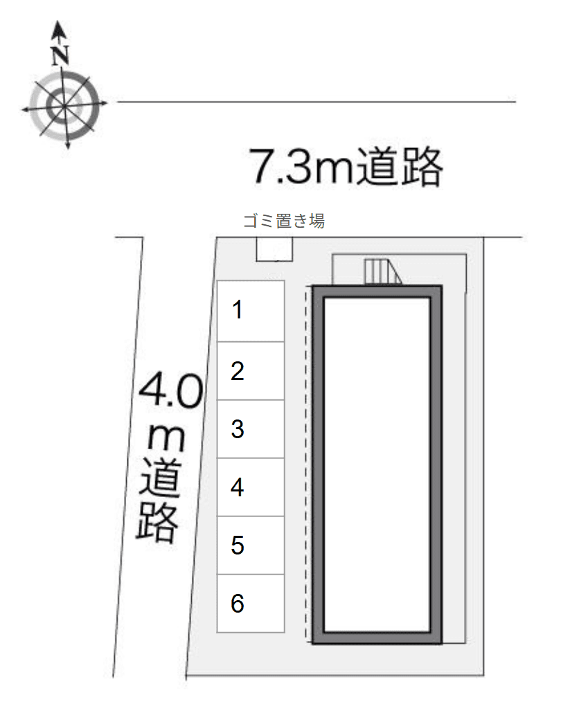 ビアンカ(17603)の駐車配置図