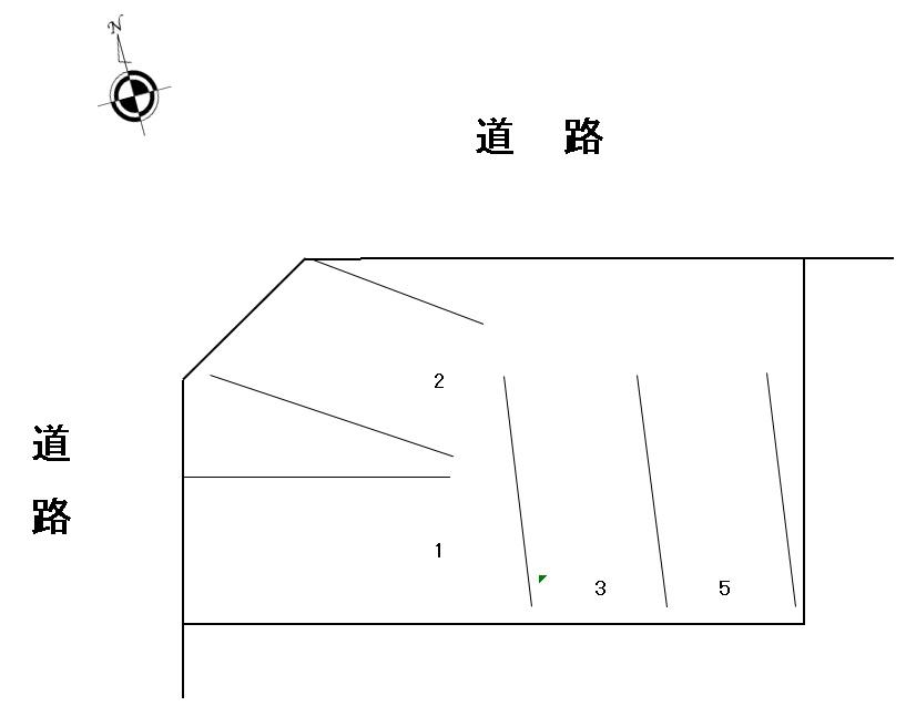 つくも2パーキングの駐車配置図