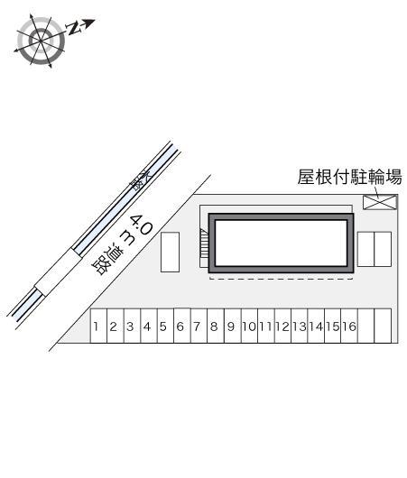 幸αⅠ(24323)の駐車配置図