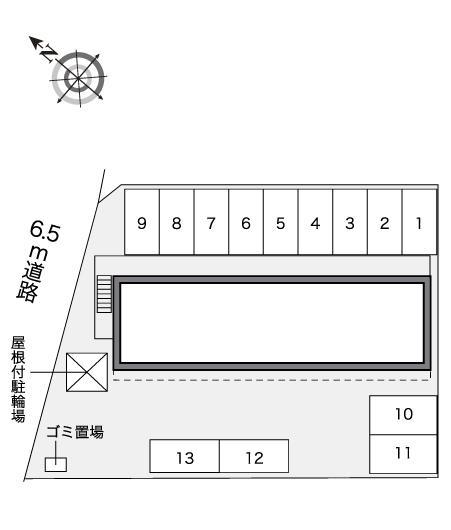 アークオン(41026)の駐車配置図